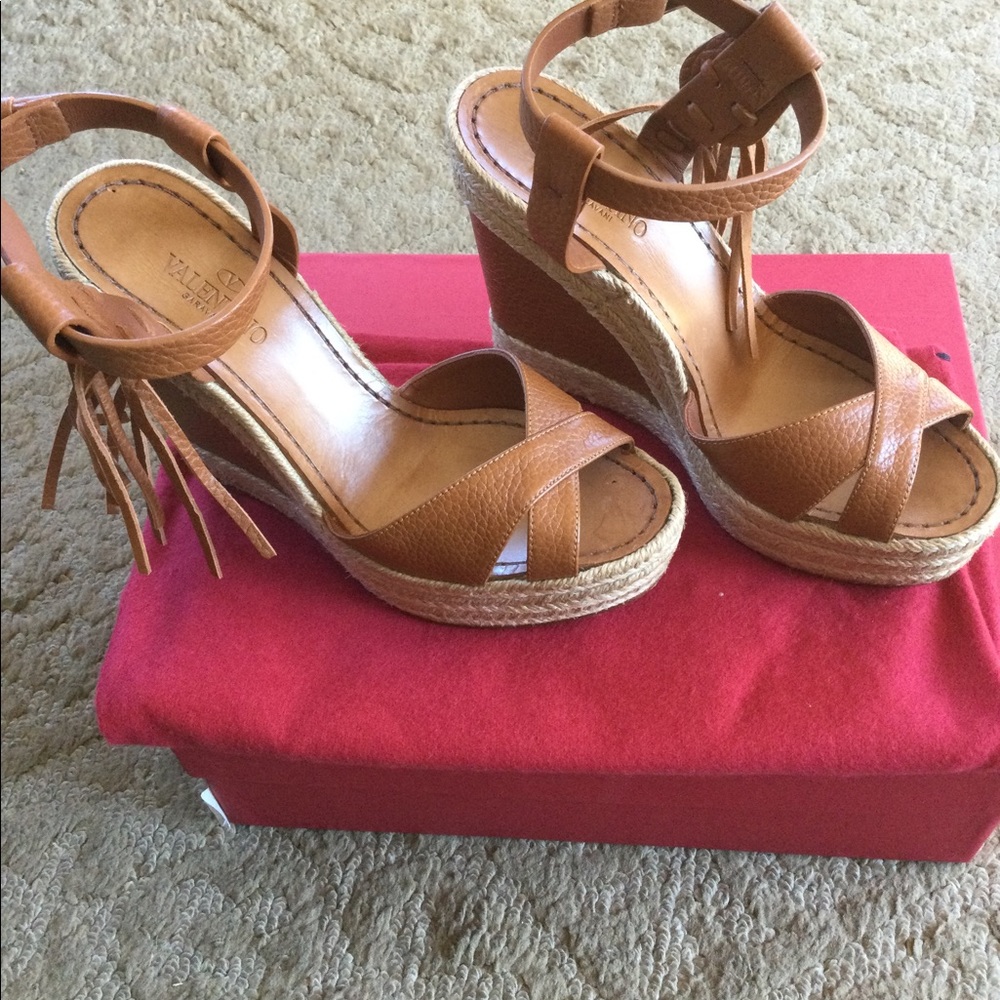 VALENTINO Removable Fringe Wedges - Picture 8 of 14